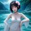 用户梦梦粉丝团头像，年轻女性侧面照，活泼气质